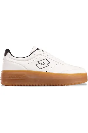 Lotto Sneakers op honingkleurige plateau-sneakerzool