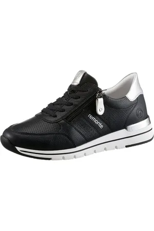 Remonte Sneakers met sleehak met gepolsterde voetbed, vrijetijdsschoen, lage schoen, veterschoen