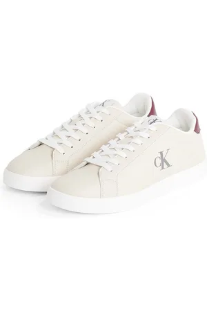 Calvin Klein Plateausneakers 3 CUPSOLE PU vrijetijdsschoen, lage schoen, veterschoen met gepolsterde schacht