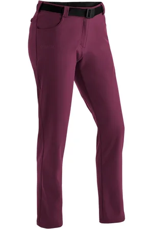 Maier Sports Functionele broek Perlit W warme dames softshell broek, winter outdoor broek, winddicht, regular fit