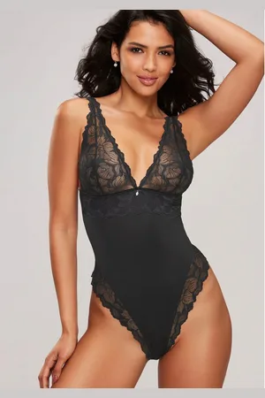 Lascana Body met hoge beenopeningen en fijne kant, sexy lingerie