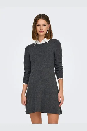 ONLY Midi-jurk ONLLATIA LS DRESS EX KNT