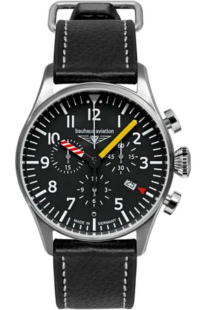 Bauhaus Chronograaf Instrument Quartzhorloge, horloge, herrenuur, Made in Germany, analoog, dag