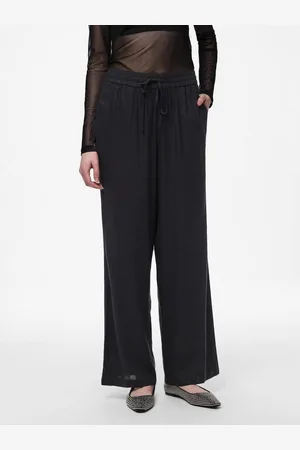 Pieces® Comfortbroek PCPIA HW WIDE PANTS WVN NOOS