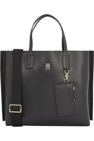 Tommy Hilfiger Schoudertas TH DISTINCT SATCHEL , dames handtas, schoudertas, schoudertas met klein tasje