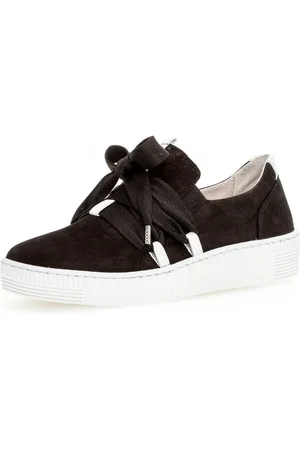 Gabor Plateausneakers Slip-on sneaker, slipper, veterschoen met opgestikte versiersluiting