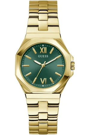 Guess Kwartshorloge Empress Horloge, dameshorloge, stalen armband