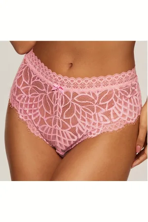 Lascana Slip Cara van subtiel transparante kant, gedeeltelijk van gerecycled materiaal