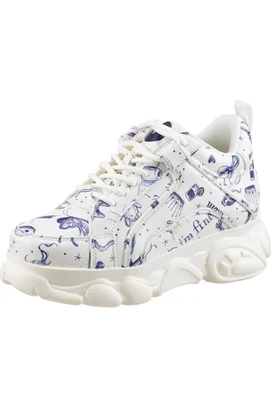 Buffalo Plateausneakers , chunky sneaker, veterschoen, lage schoen in cool ontwerp