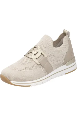 Remonte Slip-on sneakers , vrijetijdsschoen, lage schoen, slipper met elastische band aan de schacht