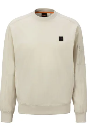 HUGO BOSS Sweater met logo-badge