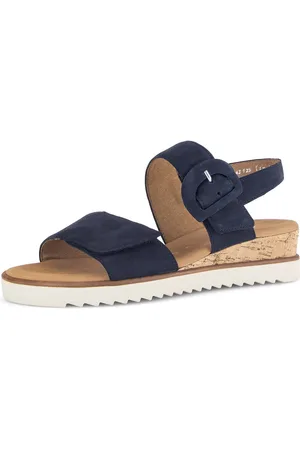 Gabor Sleehaksandaaltjes Genua , riemchensandaal, zomerschoen, comfort-schoen in breedte g (=breed)