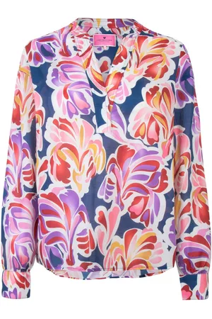 Lieblingsstück Blouse zonder sluiting EdanaL met print all-over