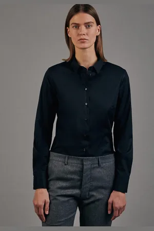 Seidensticker Klassieke blouse Lange mouwen kraag uni