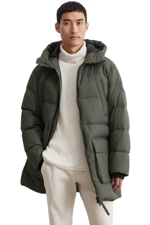 Marc O’ Polo Winterjack met capuchon en veel details