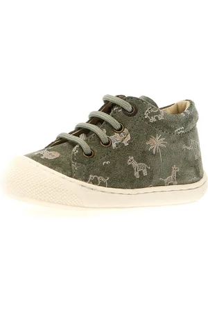 Naturino Babyschoentjes COCOON PR. SAVANA Veterschoen, blote voeten schoen met print, maat sjabloon te downloaden