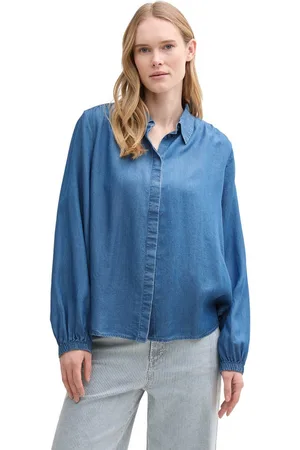 TOM TAILOR Overhemdblouse met kentkraag