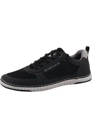 TOM TAILOR Sneakers , vrijetijdsschoen, lage schoen, veterschoen met contrast-raamnaad