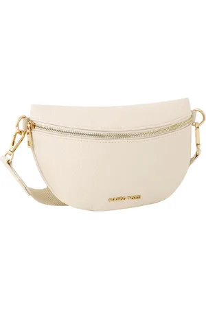Marco Tozzi Buiktasje , dames mini bag, schoudertas, heuptas met logo-opdruk