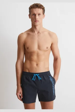 Marc O’ Polo Zwemshort Essentials Beach Jersey met zijlijk opdruk-ontwerp