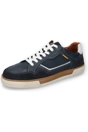 Camel Active Sneakers , retro sneaker, veterschoen, lage schoen met leren binnenzool