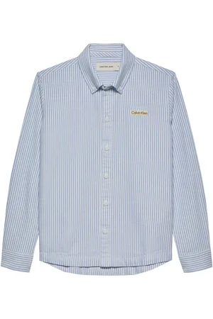 Calvin Klein Gestreept overhemd REG. COTTON OXFORD SHIRT