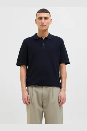 JACK & JONES Trui met korte mouwen JJEGEORGE KNIT POLO SS SN