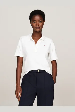 Tommy Hilfiger Poloshirt 1985 Regular Fit Pique Premium Polo met logo-borduursel, met zijsplitten