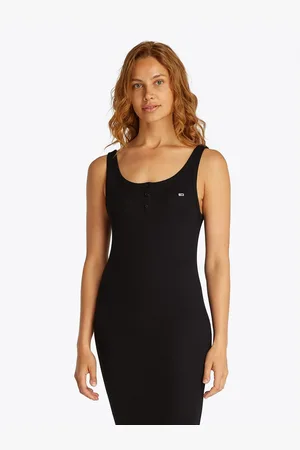 Tommy Hilfiger Jerseyjurk TJW BUTTON TANK DRESS