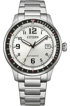 Citizen Automatisch horloge Polshorloge, herenhorloge, mechanisch horloge, roestvrijstalen band, analoog, dag