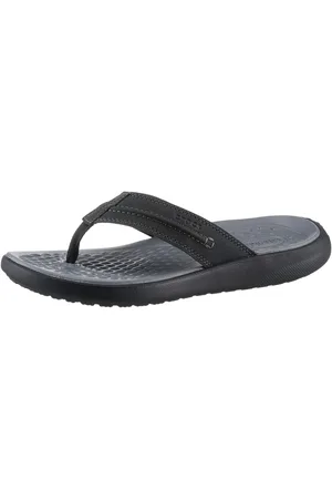 Crocs Teenslippers Yukon Vista II Flip , sandaal, zomerschoen met decoratieve stiksel