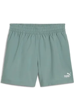 PUMA Short ESS TAPE WOVEN SHORTS 5" voor heren, tape-stripes aan het been