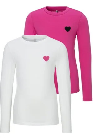 ONLY Shirt met lange mouwen KOGJESSIE 2-PACK L/S TOP JRS (set, 2-delig)