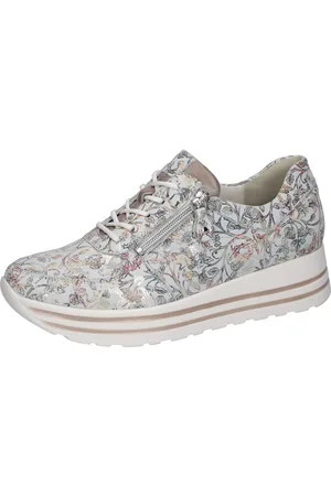 Waldläufer Plateausneakers H-Lana , veterschoenen, lage schoen, comfort schoen, rits, h-breedte