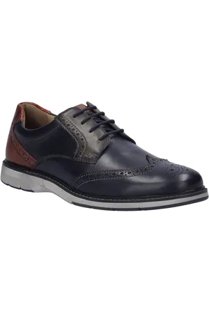 Josef Seibel Schoenen met perforatie Stuart 07 , brogue, businessschoen, anzugschuh met vleugelkappen