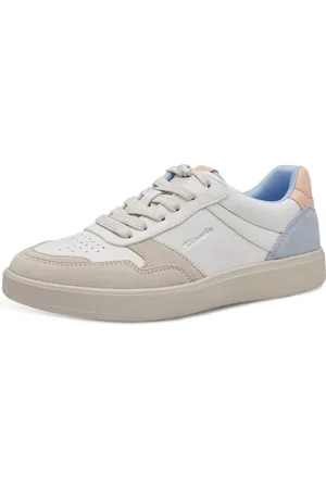 Tamaris Plateausneakers vrijetijdsschoen, lage schoen, veterschoen met contrastafwerkingen