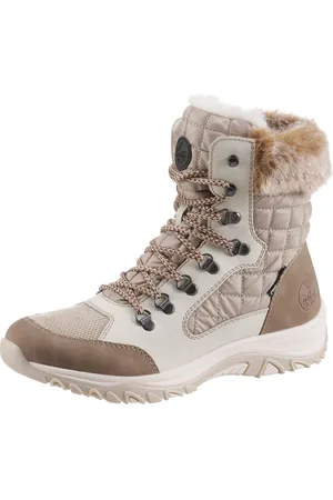 Rieker Winterlaarzen , winterenkellaarsjes, tex-membraan, met warme voering, faux fur kraag