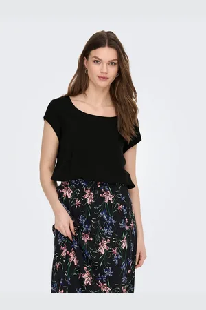ONLY Shirt ONLNOVA LIFE VIS S/S TOP SOLID