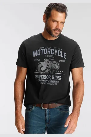 ARIZONA T-shirt Korte mouwen, casual pasvorm, bedrukt, ronde hals, casual
