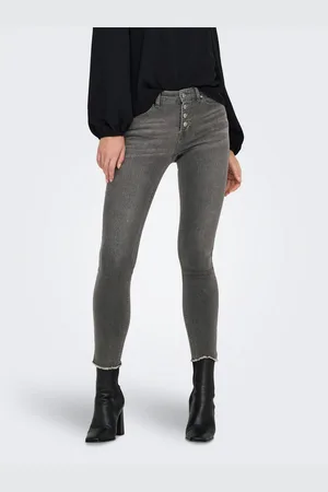 ONLY Skinny fit jeans ONLMIA MID WAIST BUTTON SK RW ANK BOX