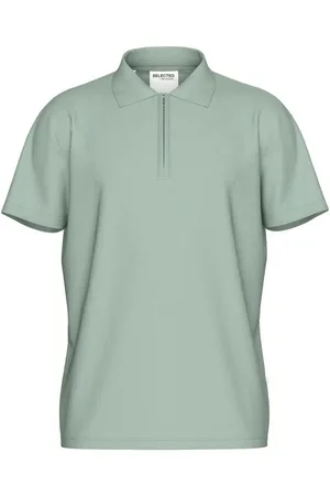 SELECTED Poloshirt SLHFAVE ZIP SS POLO NOOS