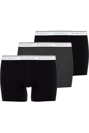 Bugatti Boxershort Met elastische logoband (Set van 3)