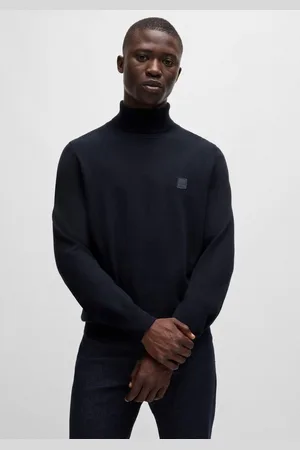 HUGO BOSS Gebreide trui Akiro_S met staand kraagje
