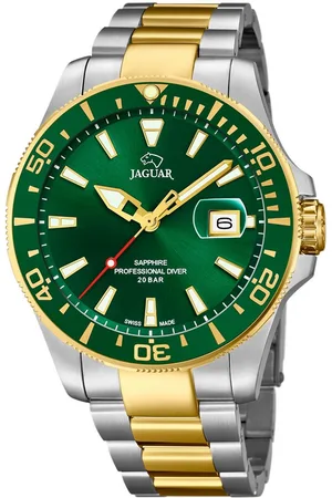 Jaguar Duikhorloge Executive Diver Horloge, quartz, herenhorloge, saffierglas, Swiss Made