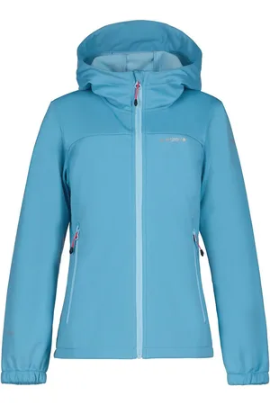 Icepeak Softshell-jack KULM JR met modieuze logo-opschriften (1 stuk)