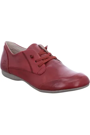 Josef Seibel Instappers Fiona 01 Comfortschoen, instapschoen met elastische decoratieve veters