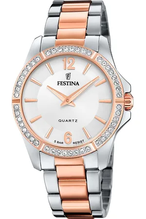 Festina Kwartshorloge Mademoiselle Horloge, dameshorloge, stalen armband