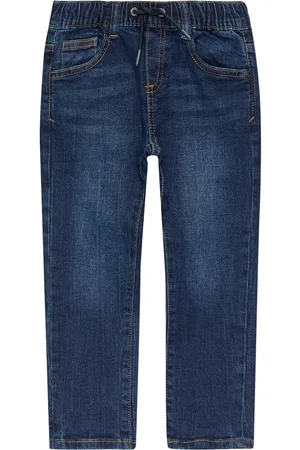 QS by s.Oliver 5-pocket jeans met elastische band en rijgkoord