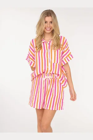 Zwillingsherz Overhemdblouse "Strepen"