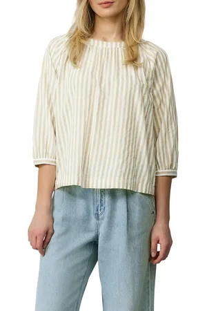 QS by s.Oliver Blouse met lange mouwen met streepmotief